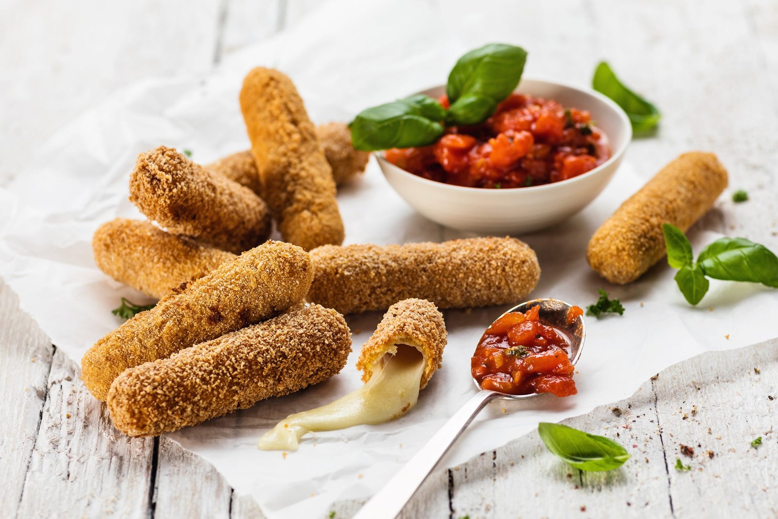 Sticks de mozzarella Sticks de mozzarella